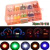 70 Pcs Car T5+T10 LED Instrument Panel Cluster Plug Dash Lights Indicator
