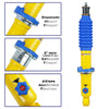 Isuzu D-Max 1 Pair Profender 4 Step Front Shocks (2012-2020)