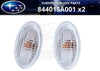 Subaru Impreza WRX STI 2 x Clear Side Markers (2002–2007)