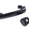 Exterior Door Handle Black Rear L+R Fits Toyota Vios Yaris 4D Sedan 2003-12 D06
