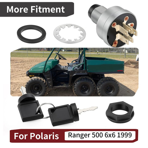 Polaris Ranger 500 6x6 Ignition Switch Assembly (1999–2003)