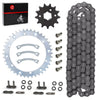 Yamaha Warrior YFM350X Front Rear Chain Drive Sprocket Kit (1989–2004)