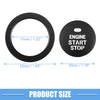 Hyundai Sonata 2011-2014 Aluminum Alloy Black Engine Ignition Button Decal