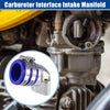 GY6-125 150 4T Set 1.30 Intake ID Blue Motorcycle Carburetor Interface