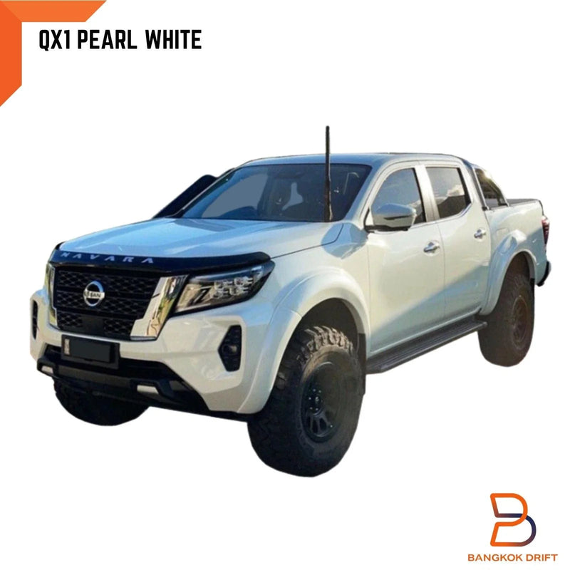 Nissan Navara NP300 White Pearl QX1 Fender Flares (2021-2023)