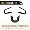 Jeep Wrangler JL JLU Steering Wheel Cover Trims (2018-2024)