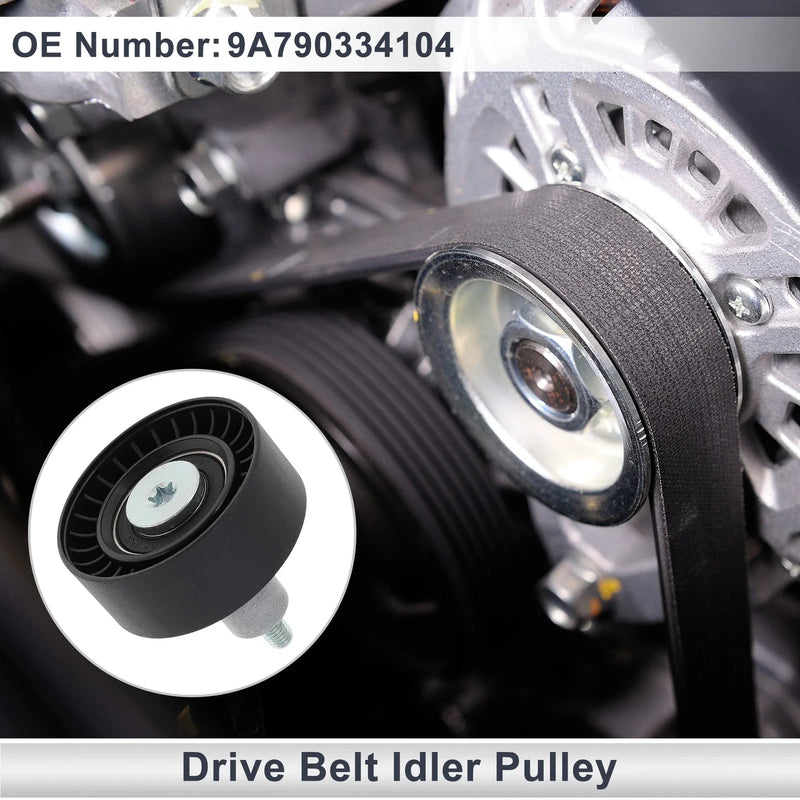 Porsche Cayenne (2020-2024) Black 1 x Piece Drive Belt Idler Pulley