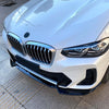 BMW G01 X3 X4 M-Sport Gloss Black Front Bumper Lip Splitters (2022-2024)