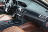 Benz E-Class Black Wood Grain Console Panel Dashboard Cover (2014–2015)