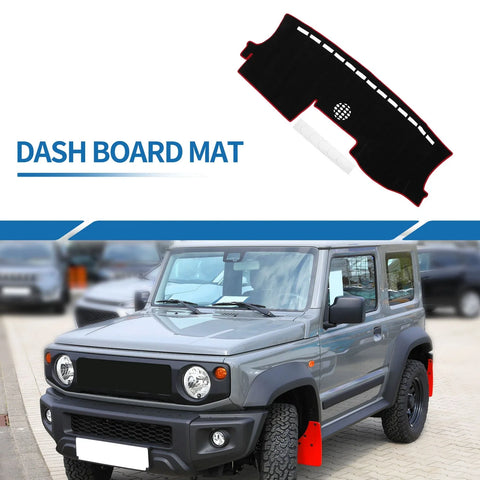 Ford Ranger 2024 Sun Protector Pad Black Red Dashboard Cover Mat
