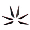 Car Spoiler Canards / 6pcs 6x / Front Bumper Decal Car Lip Splitter Sticker