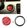 BMW E90 E92 E93 Z4 Carbon Fiber Red Engine Start Stop Button Ring