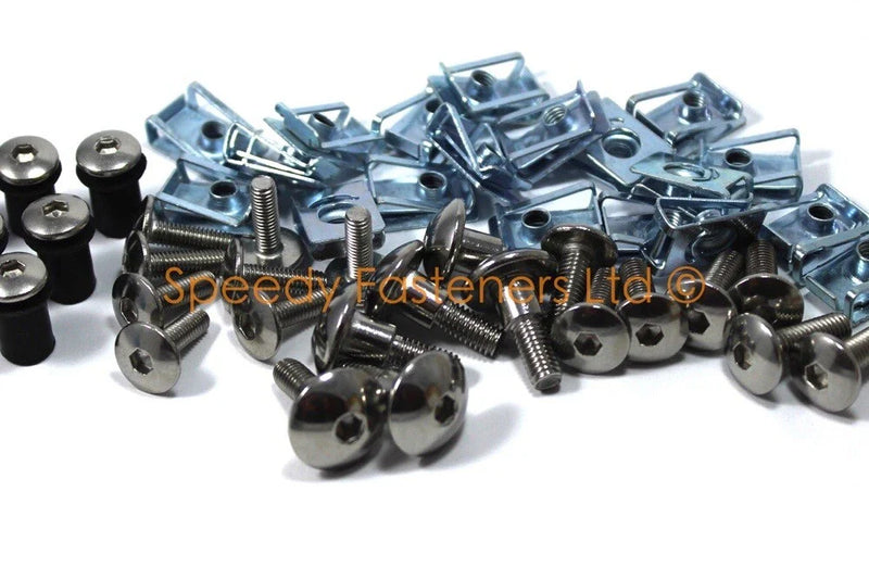 Suzuki TL1000R Screws Clip Kit Stainless steel fairing (2003–2005)