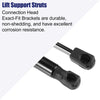 Porsche 911 2x Front Hood Lift Support Gas Struts (2012 - 2017)