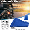 Universal Scooter Waterproof Blue XXXL Motorcycle Cover