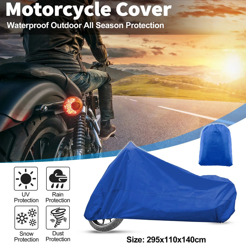 Universal Scooter Waterproof Blue XXXL Motorcycle Cover
