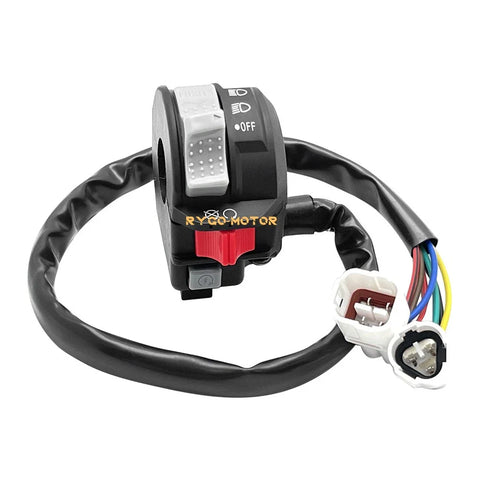 Yamaha YFM250X Bear Tracker Left Handlebar Switch Run Start Headlight