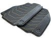 Ferrari F8 Spider Black Leather Car Mats (2020-2023)