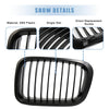 BMW 325i 325xi 330i 330xi Matte Black Front Upper Kidney Grille