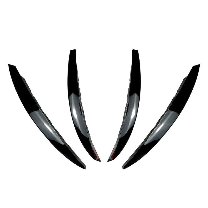 Mercedes Benz C-Class 4 Pcs Front Bumper Splitter Spoiler Canards (2022-2023)