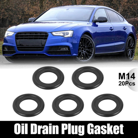 Chevrolet Buick 20 x M14 Rubber Oil Drain Plug Crush Gasket Washer