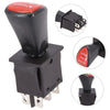DPDT 6Pin Latching Slide Rocker Switch ForwardStopBack