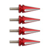 Harley Touring Road Glide 4 x Windscreen Screw Bolts Red Spike (1998-2025)
