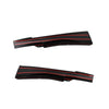 BMW E90 E91 Gloss Black Front Bumper Splitter Lip Spoiler Cover 2x (2009-2012)