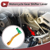 Yamaha TTR 50cc Folding Motorcycle Gear Shifter Lever Gold Tone and Green