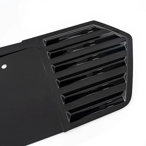 Corvette C8 Glossy Black ABS Plastic Rear License Plate Frame Trim (2020-2023)