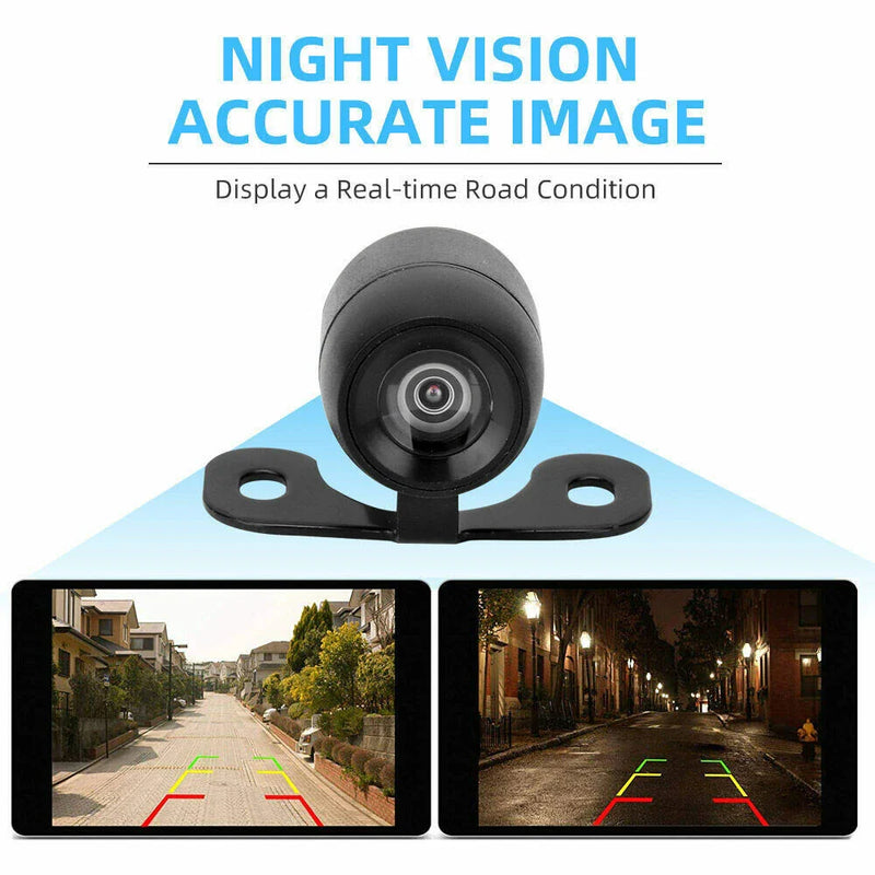 Car Rear View Backup Cam 170° Reverse Camera IR Night Vision Waterproof