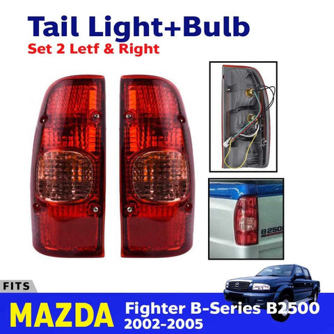 Tail Light Rear Lamp Pair Fits Mazda B2500 2600 B-Series Bravo Ute Truck 2002-05