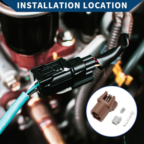 Honda - 1 x Female Wire Terminal Oxygen Sensor Connector Plug