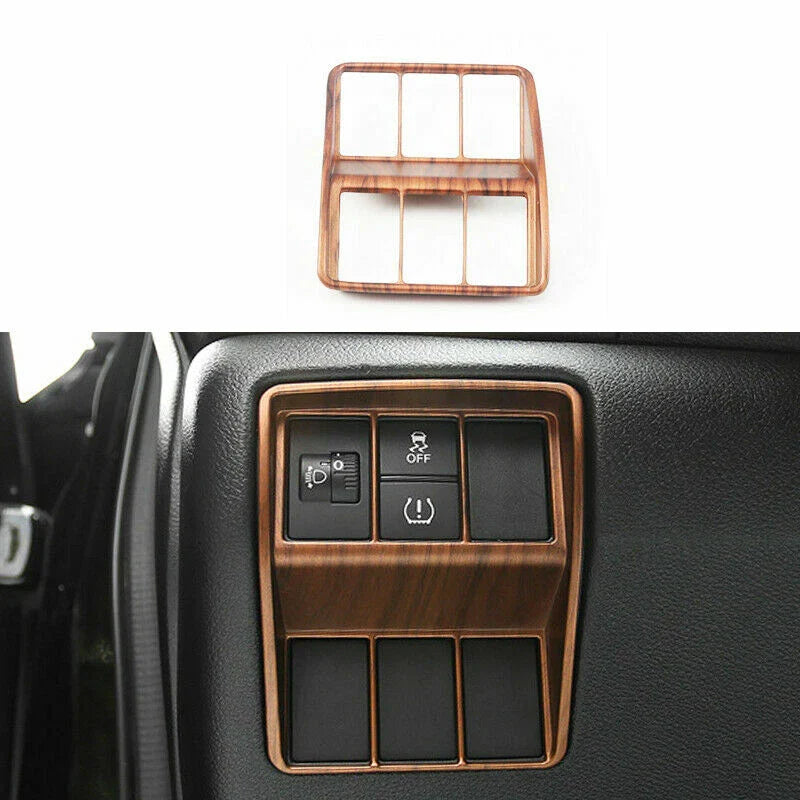 Honda CRV CR-V 12X Peach Wood Grain Car Interior Kit Cover Trim (2017–2022)