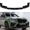 BMW X5 X5M F95 (2020-2021) Gloss Black Front Spoiler Lip