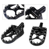 Harley Sportster Softail Black CNC Wide MX Style Foot Pegs