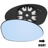BMW 135i Rearview Right Mirror Glass with Backing Plate Heated