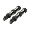 Harley Touring Dyna Softail Fatboy Black Footpeg Rests