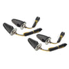 Motorcycle - Amber 4X Universal 12V LED Turn Signal Lights (All Years)