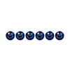 Bike Motor - Blue 6 x M6x20mm Titanium Alloy Torx Head Bolts