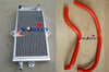 Suzuki LT250R 3-Core Aluminum Radiator & White Hose (85-92)