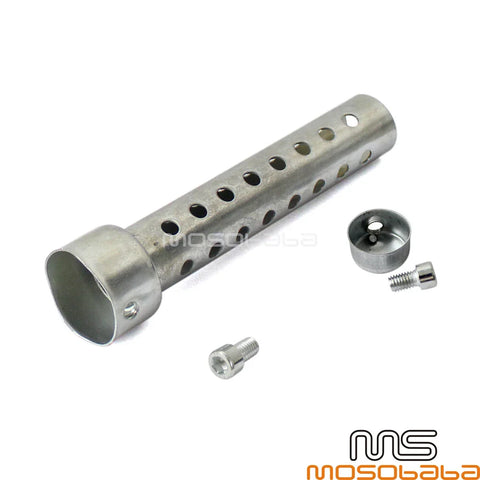 Motorcycle Steel Insert Exhaust Muffler Pipe 35/42/45/48/60mm