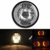 7" Motorcycle Amber LED Turn Signal Indicators with Mount Bracket