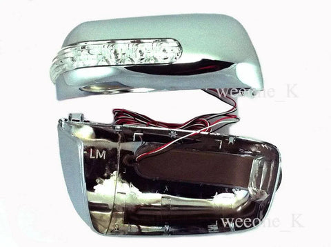 Mazda BT50 BT-50 LED Chrome Mirror Covers (2009-2011)