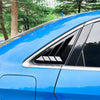 Audi A3 S3 2 x Rear Side Window Louver Trim Covers (2014-2020)