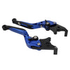 Kawasaki ZX1400 ZX14R ZZR1400 Blue Extendable Brake Clutch Levers (06-17)