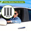 Chevy Blazer 1995-2005 Carbon Fiber Black 4pcs Pillar Window Trim