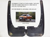 Ford Ranger PX2 Front Mud Flap Splash Guard Rubber (2015-2019)