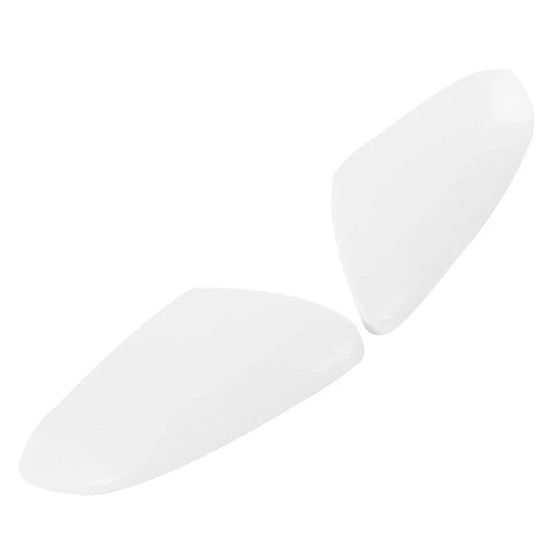 Honda Civic Left & Right Rearview Mirror Cap Covers White (2016-2020)
