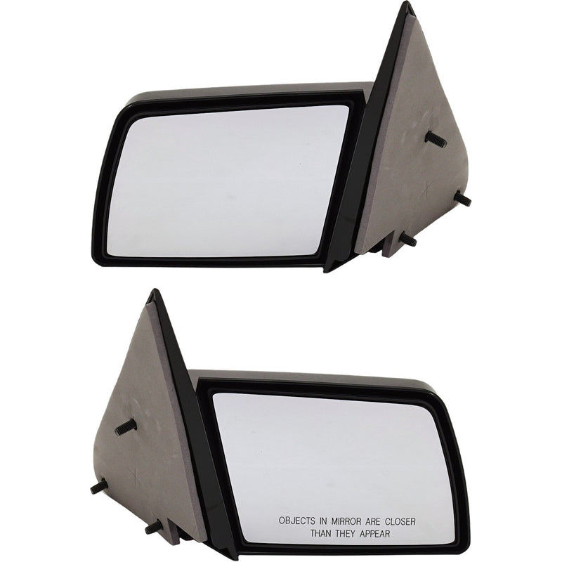 Mirrors Manual Glass Adjust For 88-99 Chevy K1500 88-99